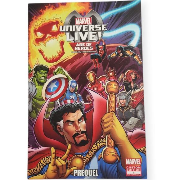 Marvel Universe Live Age Of Heroes Prequel Custom Edition #2 Comic VG+ Pre-owned - Picture 1 of 7